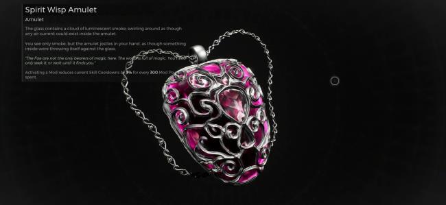 Spirit Wisp Amulet overview in Remnant 2